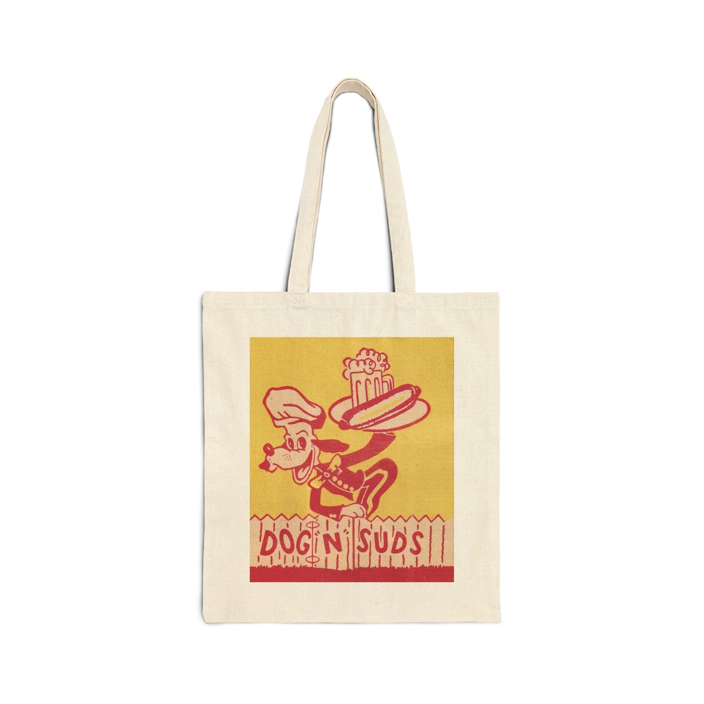 Canvas Tote Bag | Dog n Suds | Hotdogs | Drive-In Restaurant | circa 1950s