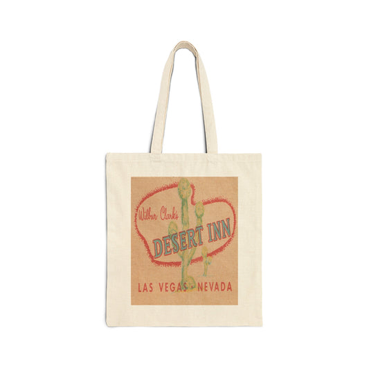 Canvas Tote Bag | Wilbur Clark's Desert Inn | Las Vegas Nevada circa 1950s