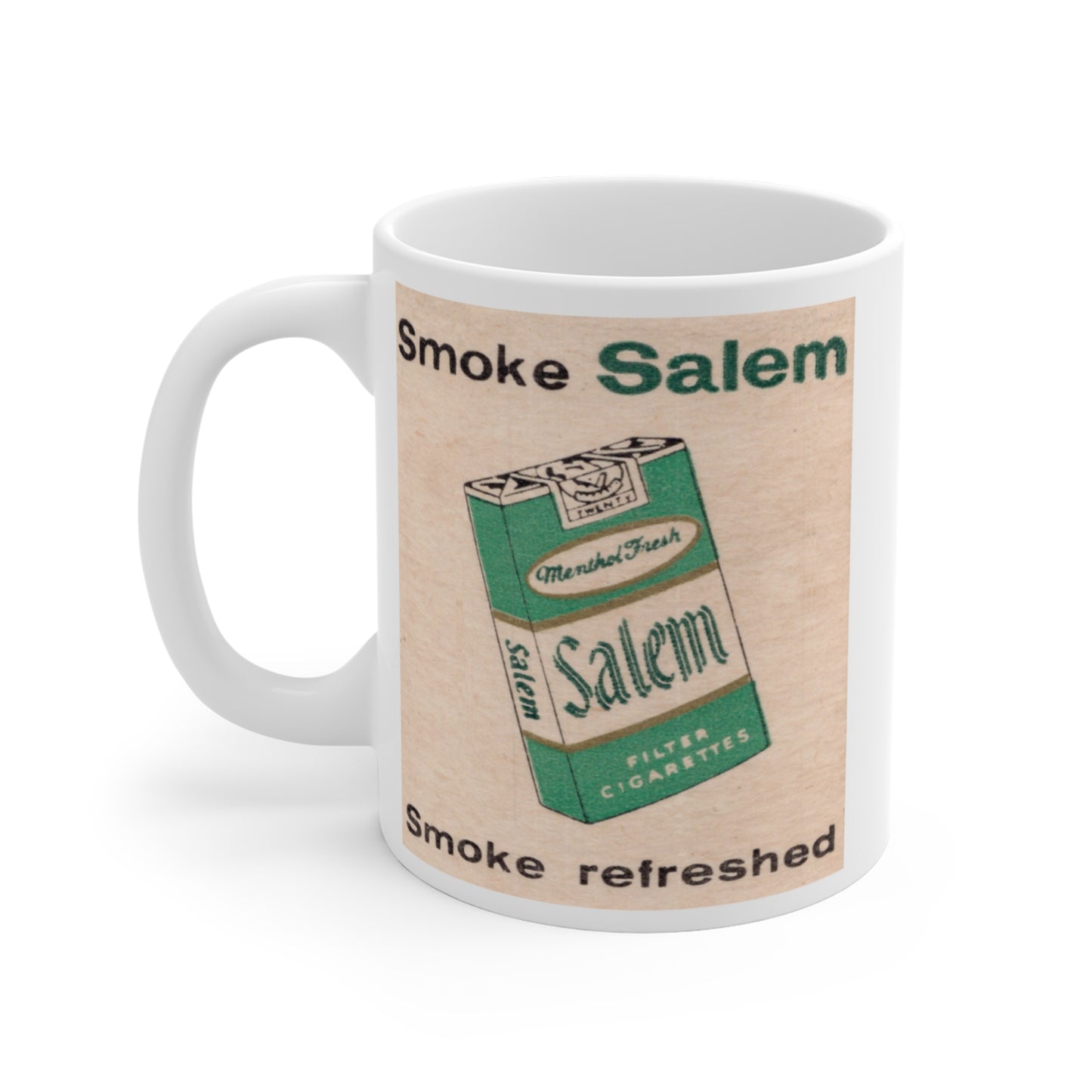 Coffee Mug | Salem Cigarettes | Menthol Fresh Tobacco | circa 1950s