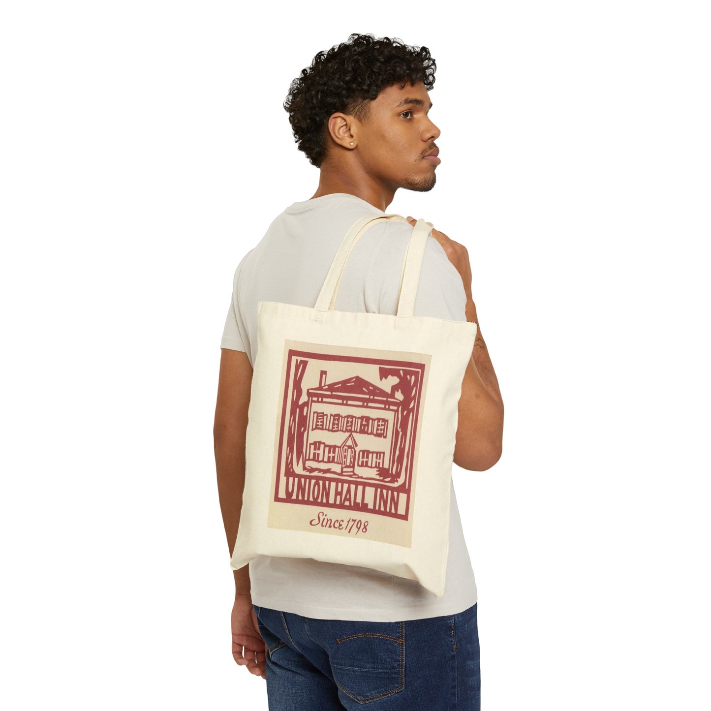 Canvas Tote Bag | Johnstown New York | Union Hall Inn & Restaurant circa 1950s