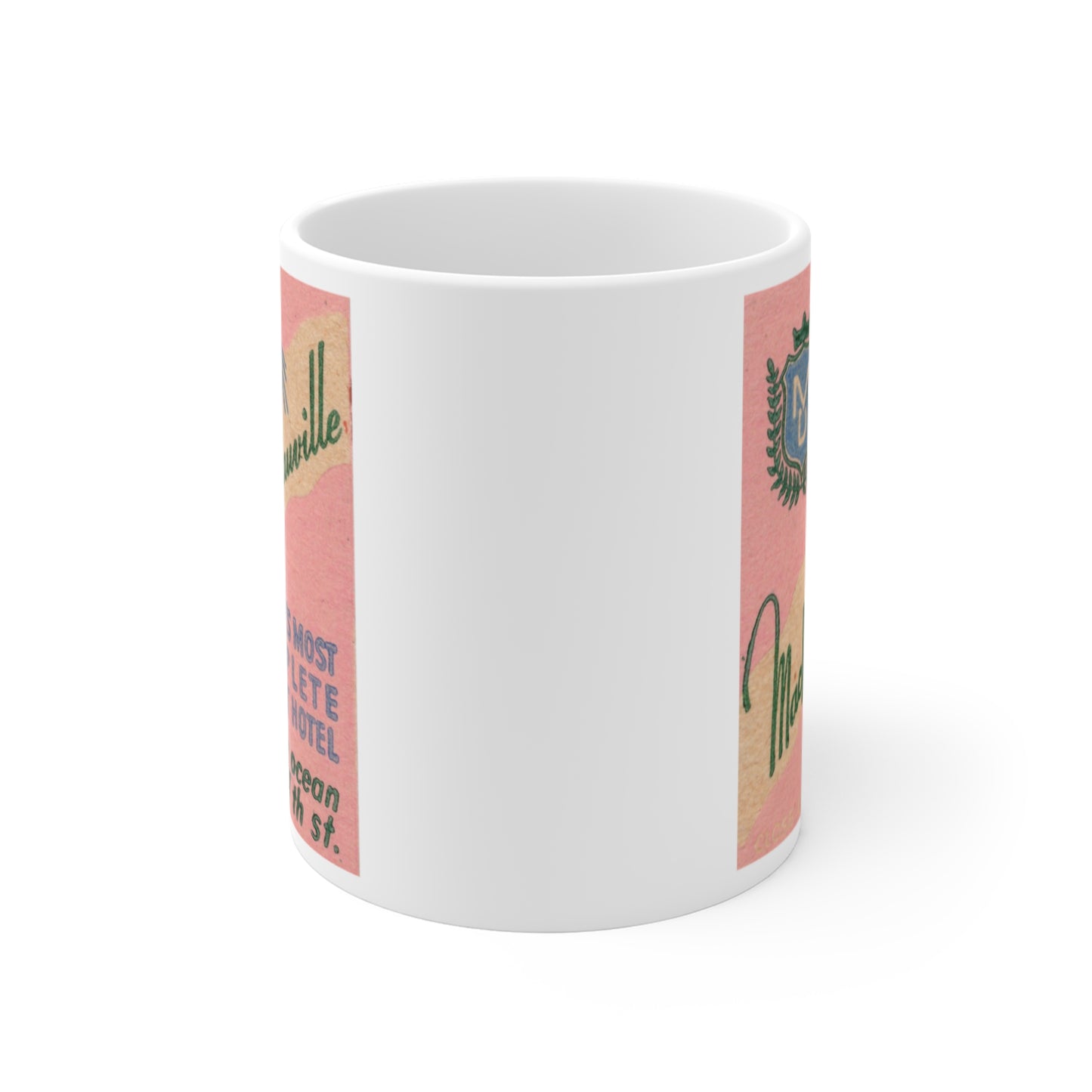 Coffee Mug | Macfadden Deauville Resort Hotel | 67th Street | Miami Beach Florida circa 1950s