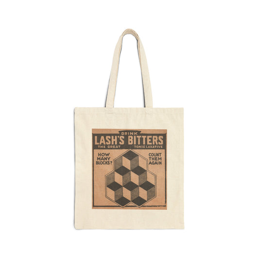 Lash's Bitters Co. Optical Illusion | Quack Medicine Laxative & Cocktail Bitters | Circa 1900s