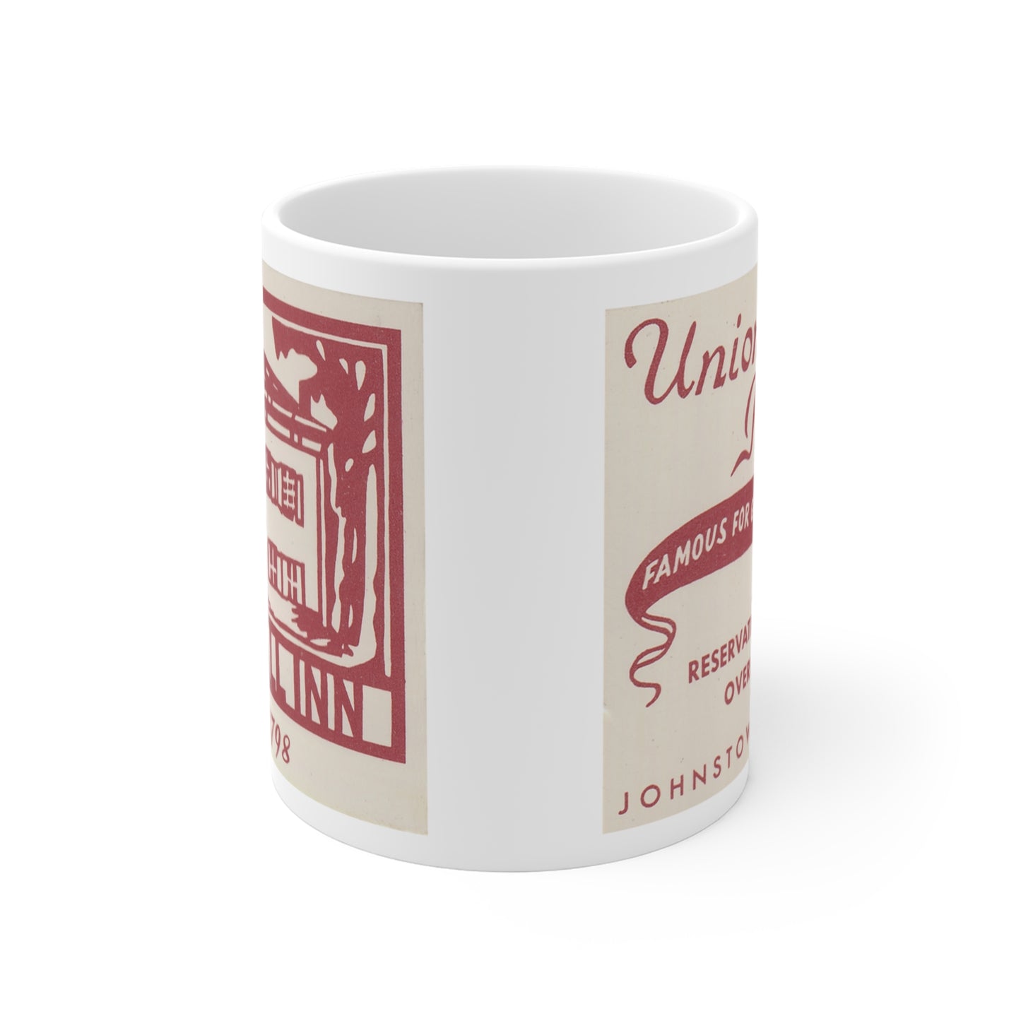 Coffee Mug | Johnstown New York | Union Hall Inn & Restaurant circa 1950s