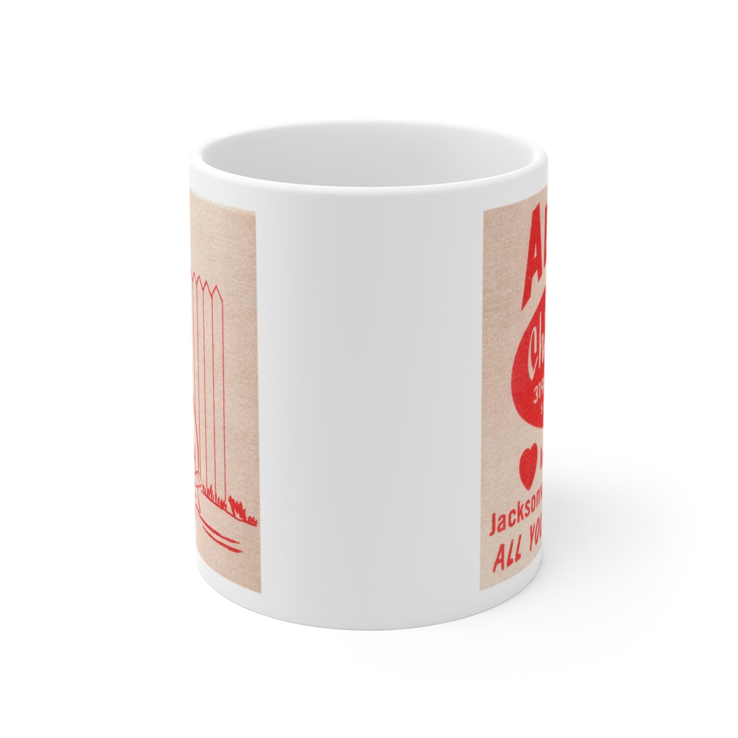 Coffee Mug | Adeeb's Chicken Shanty | Kings Ave | Jacksonville Florida circa 1950s