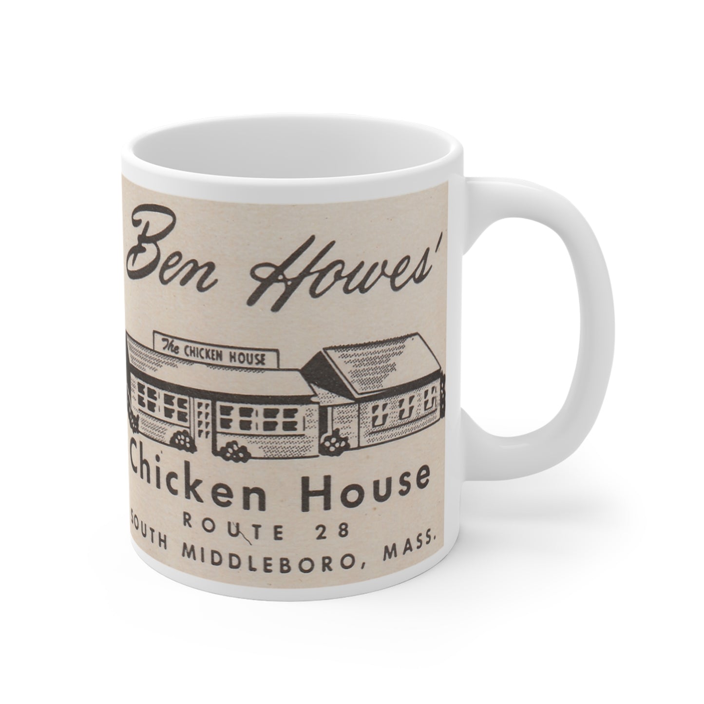 Coffee Mug | Ben Howes Chicken House Restaurant | South Middleboro Massachusetts circa 1950s