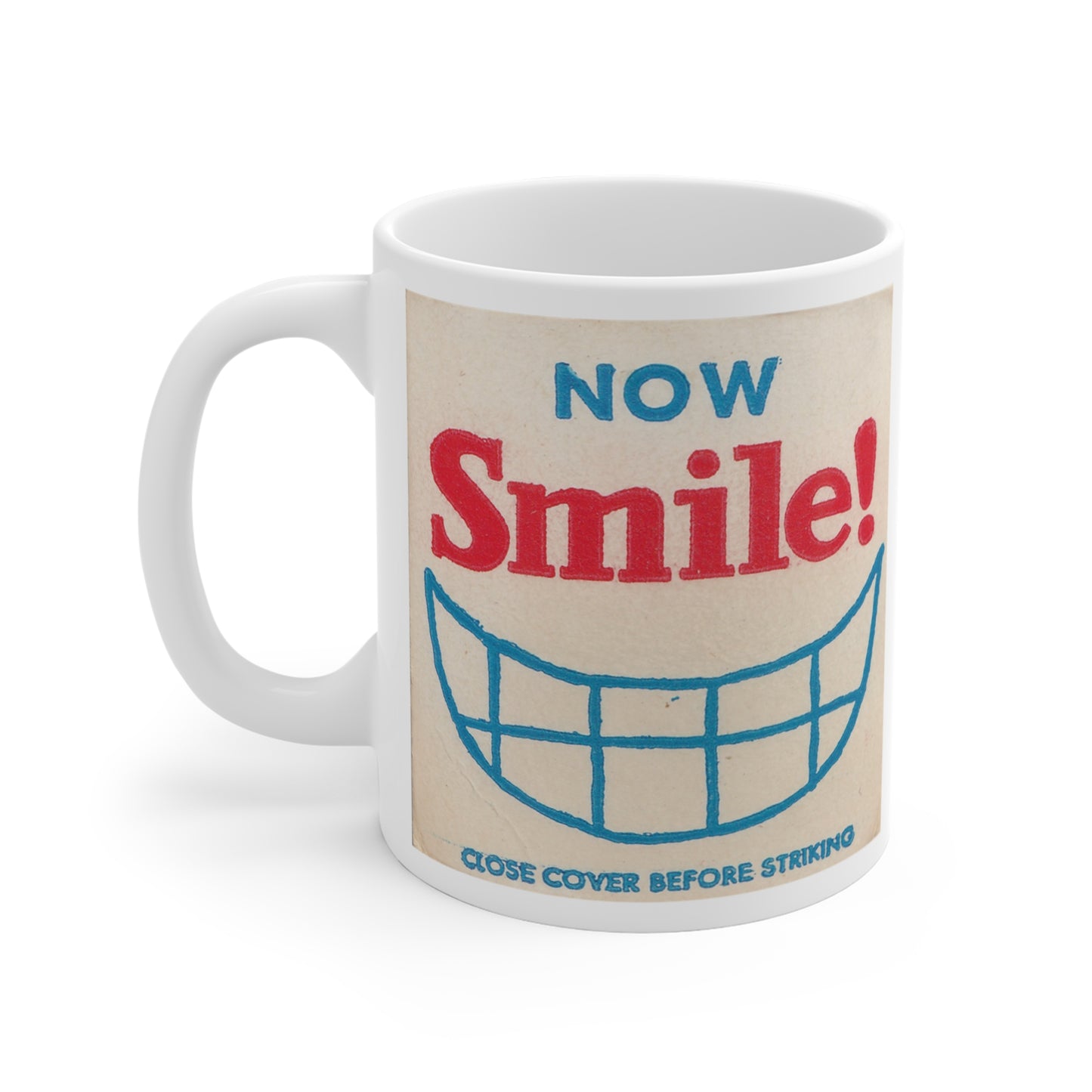 Coffee Mug | Plus White Toothpaste Advertisement | circa 1950s