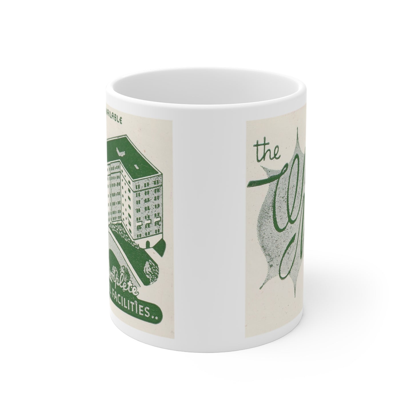 Coffee Mug | Providence Rhode Island | Wayland Manor Hotel circa 1950s