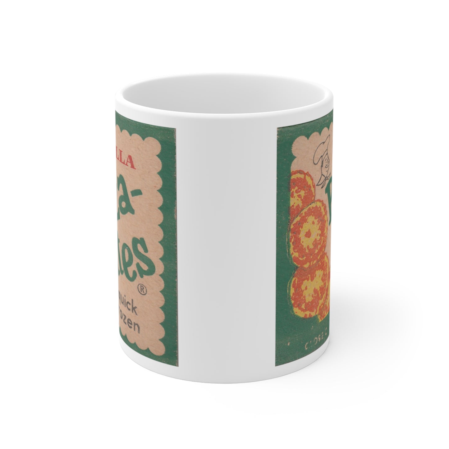 Coffee Mug | Bella Pizzarettes | Frosen Pizza Advertisement | circa 1950s