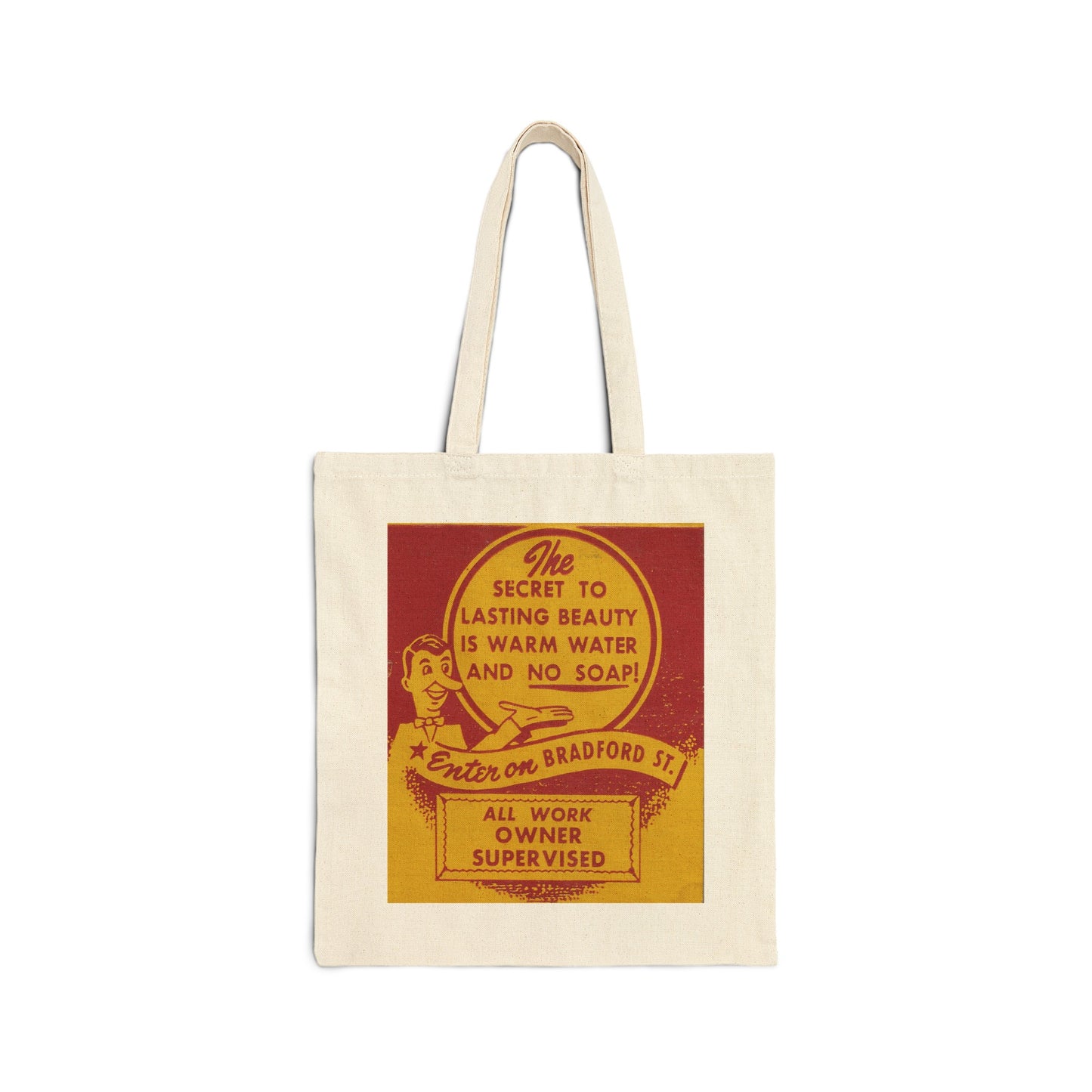 Canvas Tote Bag | Car Wash | Albany New York circa 1950s