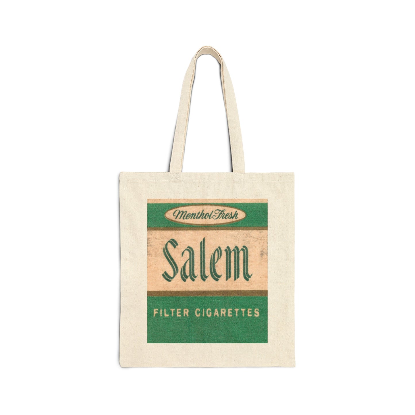 Canvas Tote Bag | Salem Cigarettes | Menthol Fresh Tobacco | Circa 1950s