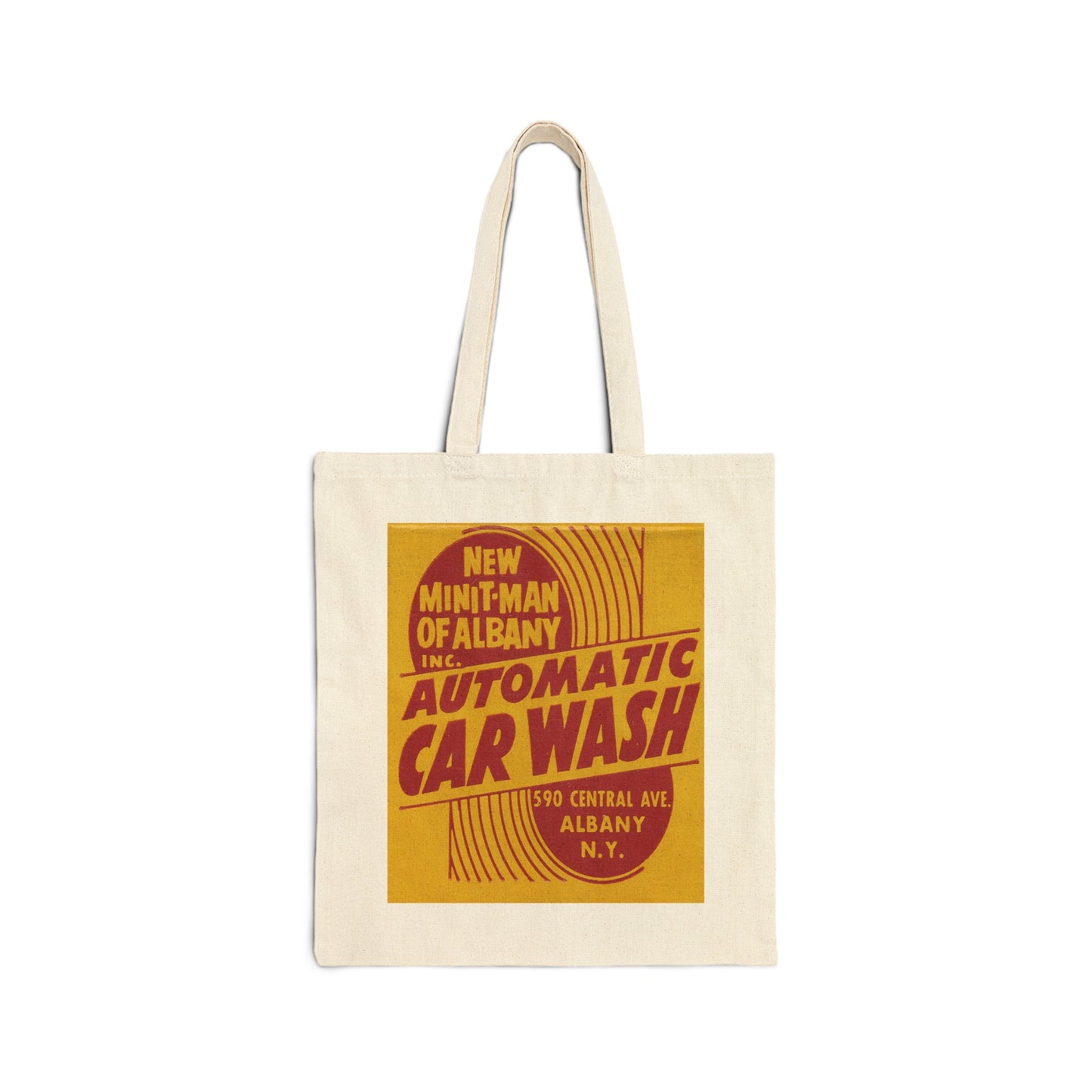 Canvas Tote Bag | Car Wash | Albany New York circa 1950s