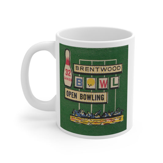 Coffee Mug | Brentwood Bowling Alley | Arabian Room Cocktails | Cincinnati Ohio circa 1950s