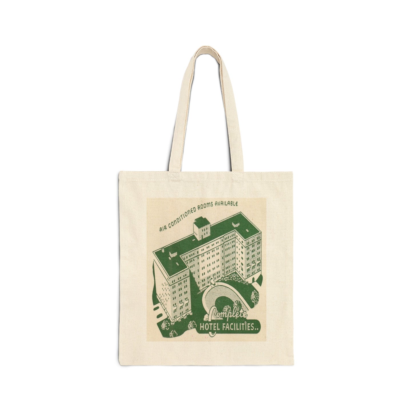 Canvas Tote Bag | Providence Rhode Island | Wayland Manor Hotel circa 1950s