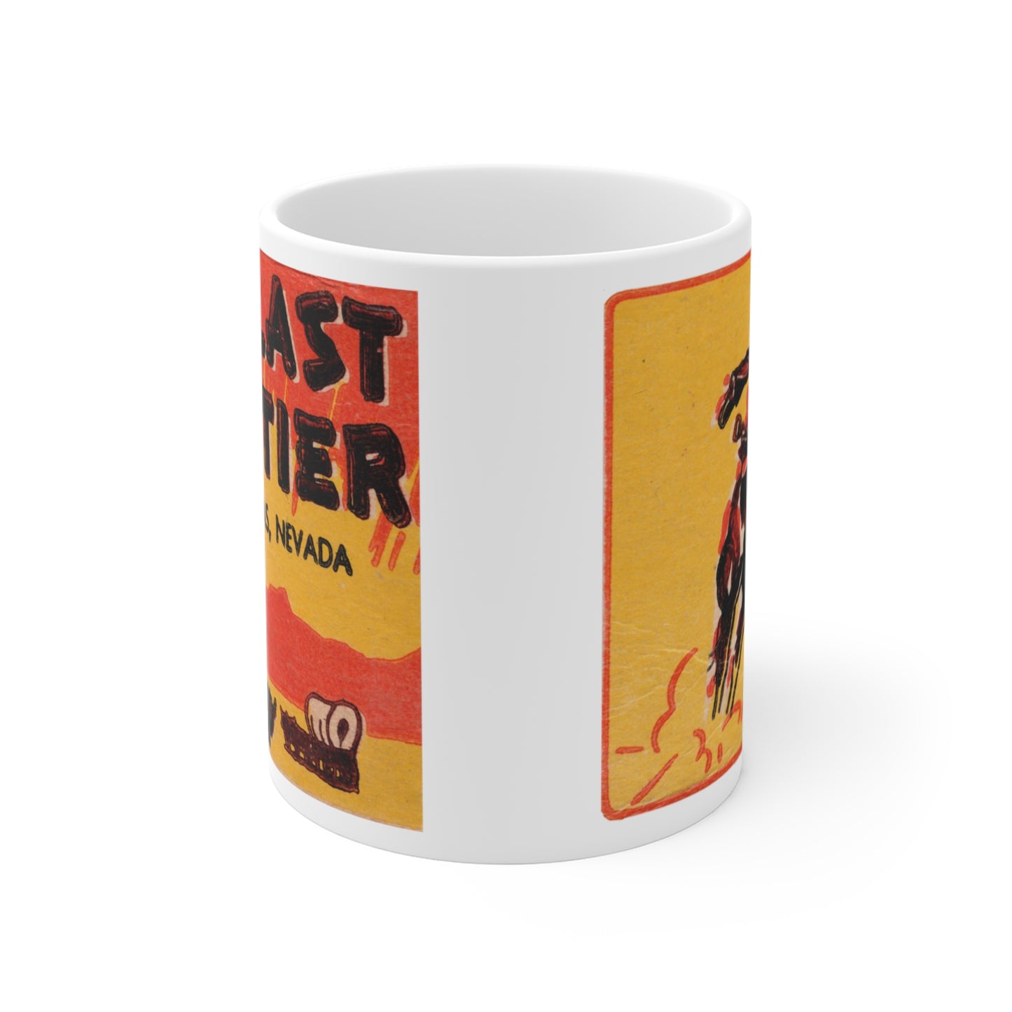 Coffee Mug | Last Frontier Hotel | Club 21 Casino | Las Vegas Nevada circa 1950s