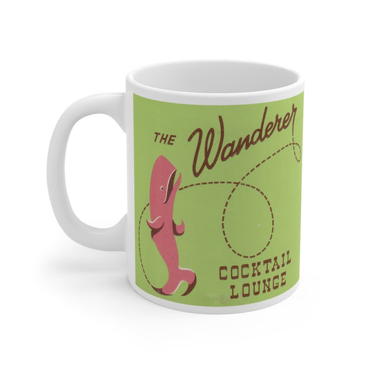 Coffee Mug | Seekonk Massachusetts | The Wanderer Cocktail Lounge |  The Yankee Whaler Restaurant circa 1950s