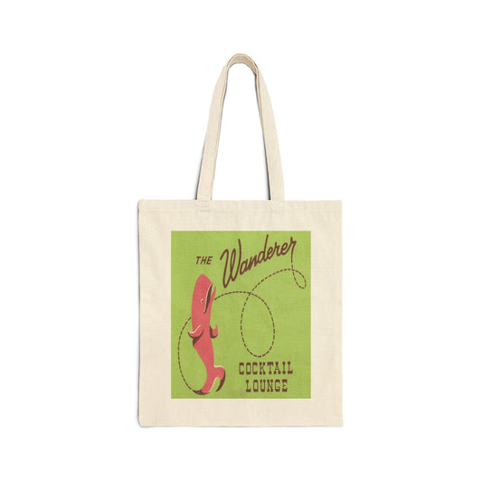 Canvas Tote Bag | Seekonk Massachusetts | The Wanderer Cocktail Lounge | The Yankee Whaler Restaurant circa 1950s