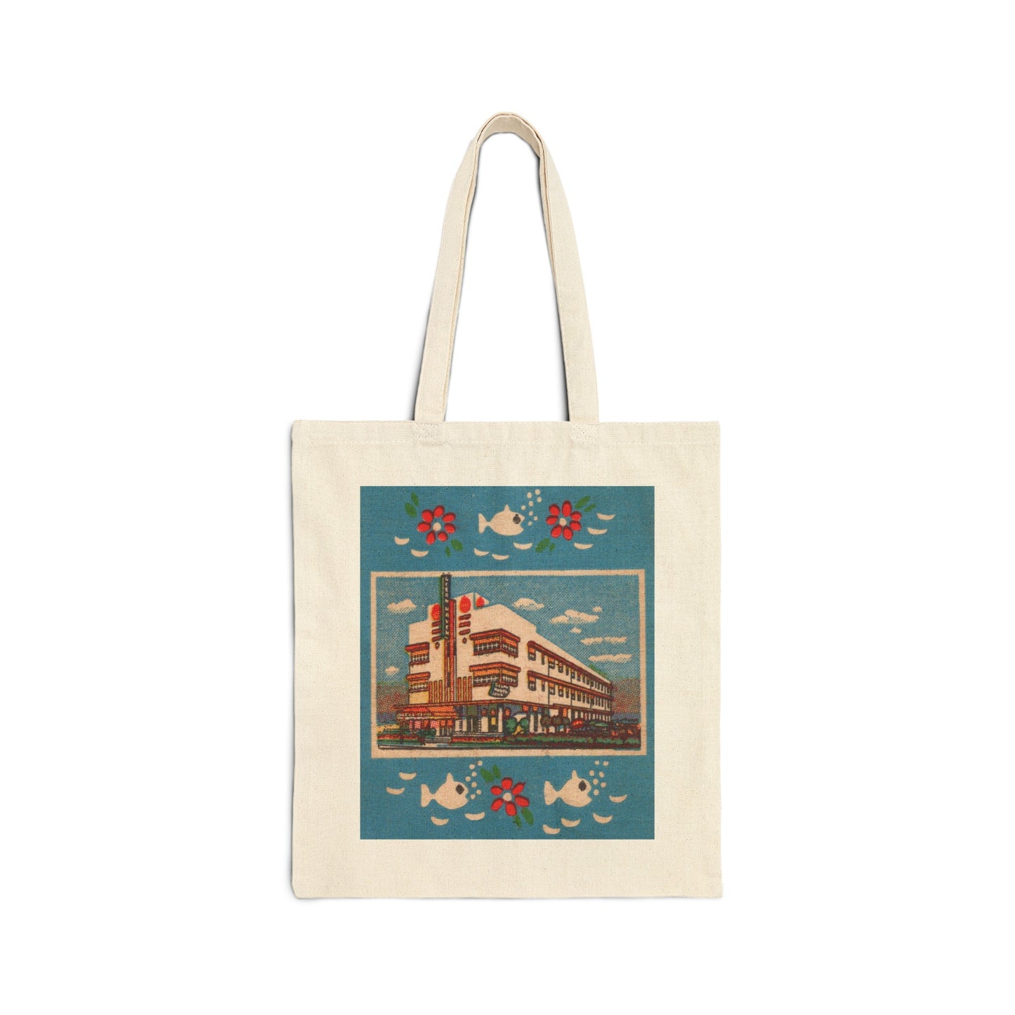 Canvas Tote Bag | Ocean Haven Hotel | Miami Florida circa 1950s