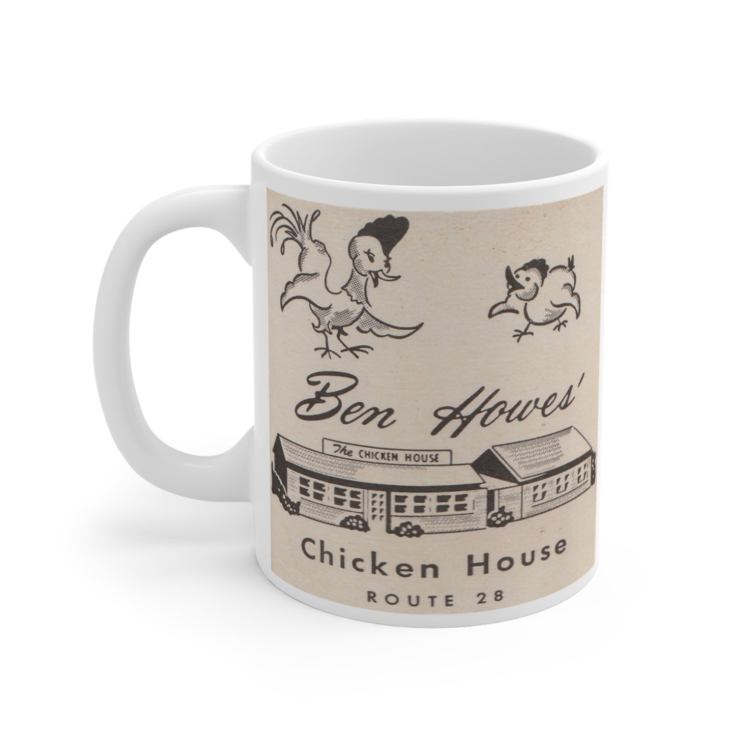 Coffee Mug | Ben Howes Chicken House Restaurant | South Middleboro Massachusetts circa 1950s