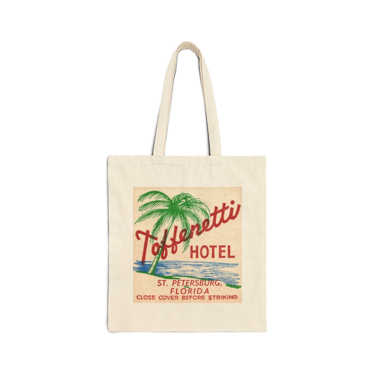 Canvas Tote Bag | St. Petersburg Florida | Toffenetti Hotel circa 1950s