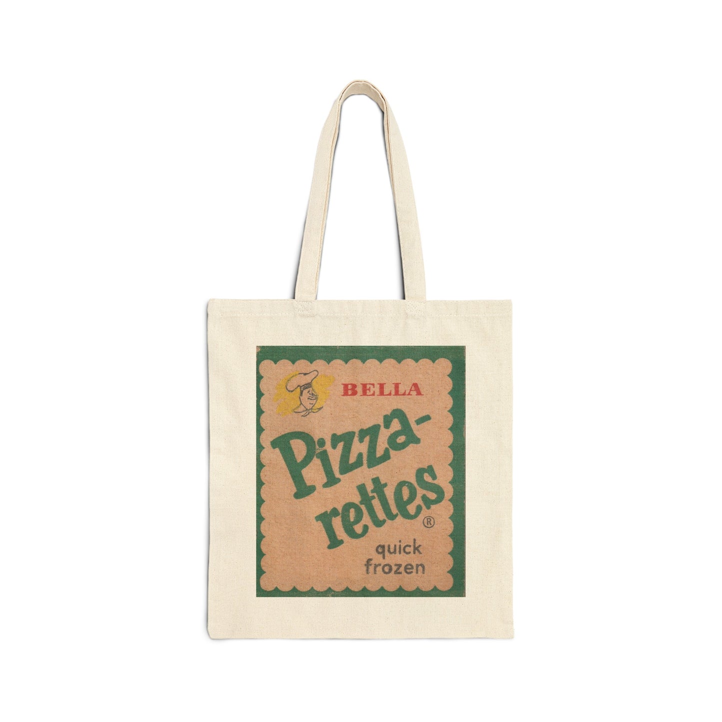 Canvas Tote Bag | Bella Pizzarettes | Frosen Pizza Advertisement | circa 1950s