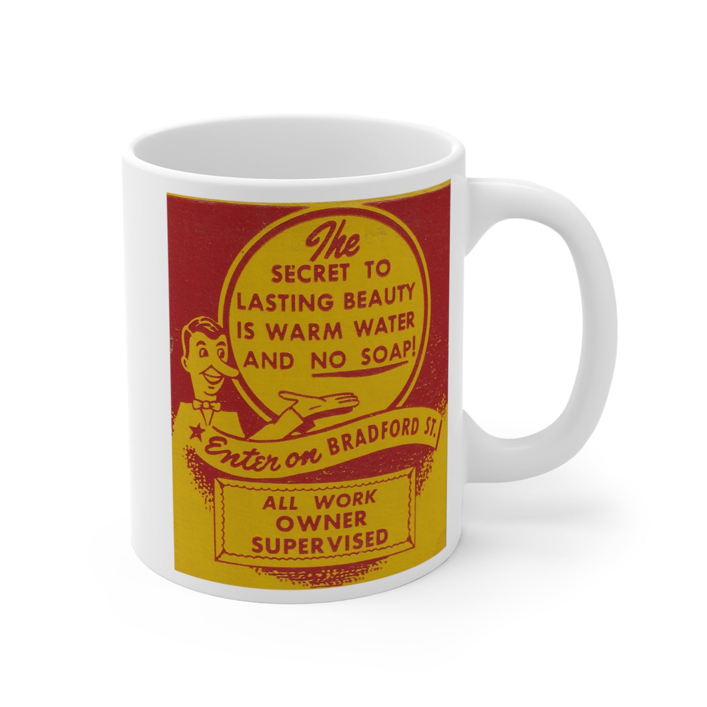 Coffee Mug | Albany New York | Central Ave Car Wash circa 1950s